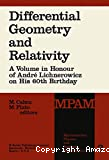 DIFFERENTIAL GEOMETRY AND RELATIVITY