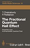 THE FRACTIONAL QUANTUM HALL EFFECT