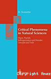 CRITICAL PHENOMENA IN NATURAL SCIENCES