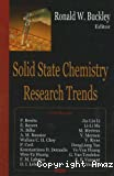 SOLID STATE CHEMISTRY RESEARCH TRENDS