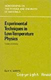EXPERIMENTAL TECHNIQUES IN LOW-TEMPERATURE PHYSICS