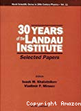 30 YEARS OF THE LANDAU INSTITUTE