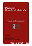 PHYSICS OF DISORDERED MATERIALS