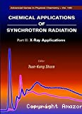 CHEMICAL APPLICATIONS OF SYNCHROTRON RADIATION