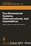 TWO-DIMENSIONAL SYSTEMS, HETEROSTRUCTURES, AND SUPERLATTICES