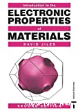 INTRODUCTION TO THE ELECTRONIC PROPERTIES OF MATERIALS