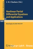 NON LINEAR PARTIAL DIFFERENTIAL EQUATIONS AND APPLICATIONS