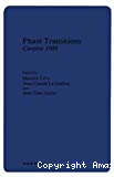PHASE TRANSITIONS