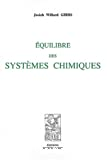 EQUILIBRE DES SYSTEMES CHIMIQUES
