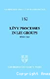 LEVY PROCESSES IN LIE GROUPS