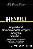 APPLIED AND COMPUTATIONAL COMPLEX ANALYSIS