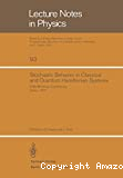 STOCHASTIC BEHAVIOR IN CLASSICAL AND QUANTUM HAMILTONIAN SYSTEMS