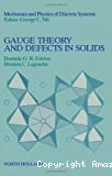 GAUGE THEORY AND DEFECTS IN SOLIDS