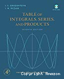TABLE OF INTEGRALS, SERIES, AND PRODUCTS