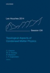 TOPOLOGICAL ASPECTS OF CONDENSED MATTER PHYSICS