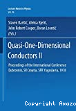 QUASI ONE-DIMENSIONAL CONDUCTORS 2