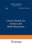 CLUSTER MODELS FOR SURFACE AND BULK PHENOMENA
