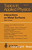 INTERACTIONS ON METAL SURFACES