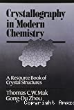 CRYSTALLOGRAPHY IN MODERN CHEMISTRY