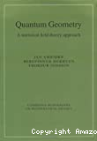 QUANTUM GEOMETRY : A STATISTICAL FIELD THEORY APPROACH