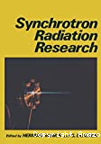 SYNCHROTRON RADIATION RESEARCH