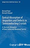 OPTICAL ABSORPTION OF IMPURITIES AND DEFECTS IN SEMICONDUCTING CRYSTALS