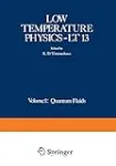 PROCEEDINGS OF THE 13th INTERNATIONAL CONFERENCE ON LOW TEMPERATURE PHYSICS