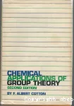 CHEMICAL APPLICATIONS OF GROUP THEORY