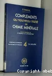 COMPLEMENTS AU NOUVEAU TRAITE DE CHIMIE MINERALE