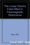 THE LINEAR ELECTRIC FIELD EFFECT IN PARAMAGNETIC RESONANCE