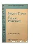 MODERN THEORY OF CRITICAL PHENOMENA