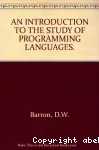 AN INTRODUCTION TO THE STUDY OF PROGRAMMING LANGUAGES