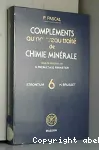 COMPLEMENTS AU NOUVEAU TRAITE DE CHIMIE MINERALE