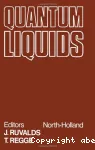 QUANTUM LIQUIDS