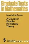 A COURSE IN SIMPLE-HOMOTOPY THEORY