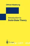 INTRODUCTION TO SOLID-STATE THEORY