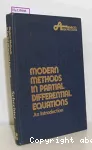 MODERN METHODS IN PARTIAL DIFFERENTIAL EQUATIONS