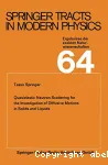 QUASIELASTIC NEUTRON SCATTERING FOR THE INVESTIGATION OF DIFFUSIVE MOTIONS IN SOLIDS AND LIQUIDS