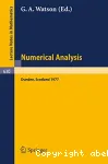 NUMERICAL ANALYSIS