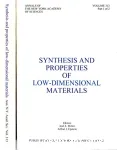 SYNTHESIS AND PROPERTIES OF LOW-DIMENSIONAL MATERIALS