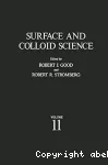 SURFACE AND COLLOID SCIENCE