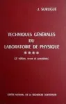 TECHNIQUES GENERALES DU LABORATOIRE DE PHYSIQUE