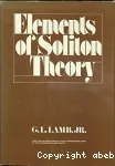 ELEMENTS OF SOLITON THEORY