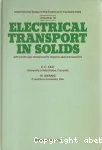 ELECTRICAL TRANSPORT IN SOLIDS