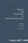 SCIENCE AND TECHNOLOGY OF RARE EARTH MATERIALS