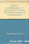 MODERN CRYSTALLOGRAPHY I