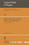 NARROW GAP SEMICONDUCTORS PHYSICS AND APPLICATIONS