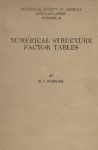 NUMERICAL STRUCTURE FACTOR TABLES