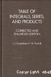 TABLE OF INTEGRALS, SERIES, AND PRODUCTS