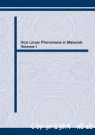 NON LINEAR PHENOMENA IN MATERIALS SCIENCE